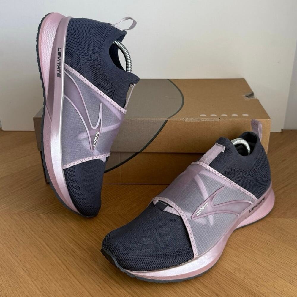 Brooks Levitate 4 Limited Edition Purple/Grey  Women Running Sneakers- SZ 8